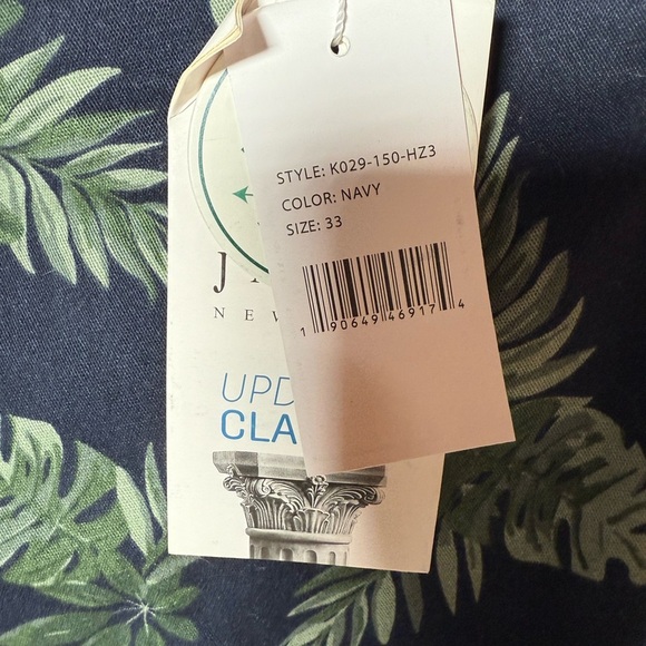 Jachs NY Printed Stretch Chino Short. Size 33. - Picture 4 of 7